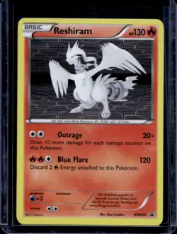 2011 Pokemon BW Black Star Promos Reshiram #BW04 - Image 1