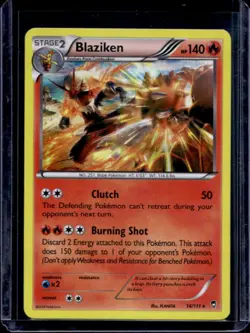 2014 Pokemon XY Furious Fists Blaziken Holo #14 - Image 1