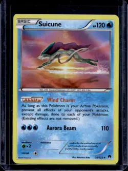 2016 Pokemon XY BREAKpoint Suicune Holo #30/122 - Image 1
