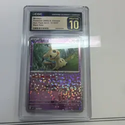 Pokemon Mimikyu Gem Pack Vol.3 13/03/07 Stars Holo CGC Pristine 10 2025 - Image 1