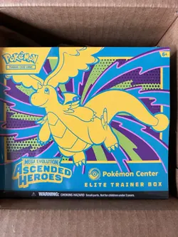 Pokemon TCG Ascended Heroes Pokemon Center Exclusive Elite Trainer Box ETB - Image 1