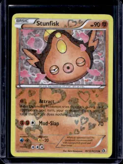 2013 Pokemon Black & White Legendary Treasures Stunfisk Radiant Collection #RC12 - Image 1