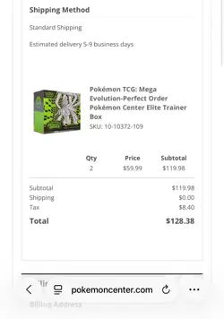 PRESALE Pokemon Center Mega Evolution Perfect Order Elite Trainer Box - Image 2