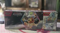 Pokemon Prismatic Evolutions Surprise Box & Booster Bundle Sam’s Club - Image 1