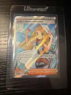 Lillies Determination 169/132 Full Art Trainer Secret Rare- Near Mint - Pokemon - Image 1