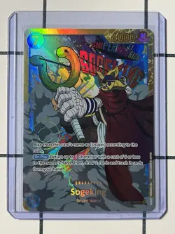 Sogeking OP03-122 SECRET RARE One Piece PILLARS OF STRENGTH English. NM - Image 1