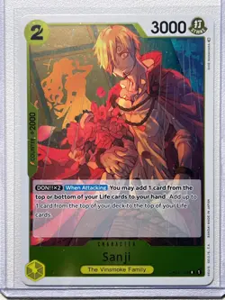 OP03-102 Sanji Rare One Piece TCG Card OP03: Pillars of Strength English Foil - Image 1