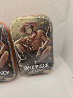 ONE PIECE CARD GAME Mini Tins Complete Set Of 3 VOL. 2 *Dented TINS* - Image 3