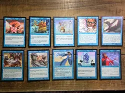 Magic the Gathering Card Lot of 10 Cards MTG Blue Black - Image 1