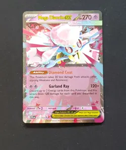 Mega Diancie ex 041/094 - 2025 Phantasmal Flames Double Rare - Pokemon Card (NM) - Image 1