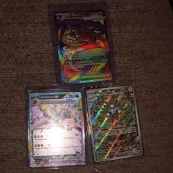 Nintendo Pokemon TCG Card Lot Umbreon EX, Magneton, Mega Hawlucha EX - 3 Cards - Image 1