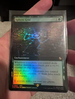 Sphere Grid (Extended Art) Commander: Final Fantasy Foil #123 MTG Pack Fresh - Image 1