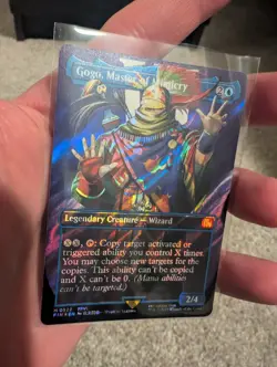 Gogo, Master of Mimicry (Borderless) (Surge Foil) Final Fantasy Foil #522 Mtg - Image 2