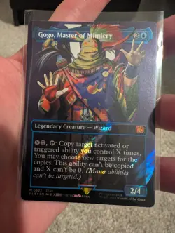Gogo, Master of Mimicry (Borderless) (Surge Foil) Final Fantasy Foil #522 Mtg - Image 4