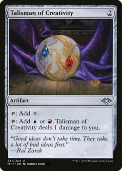 Talisman of Creativity Modern Horizons Mtg Magic English NM - Image 1