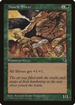 Tempest Muscle Sliver MTG Magic the Gathering LP - Image 1