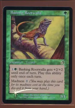 Basking Rootwalla Common Foil Torment Ex/LP Magic the Gathering MTG - Image 1