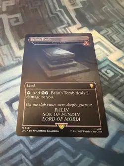 MTG Balin's Tomb NM Unplayed - Ancient Tomb Commander: LotR - Image 2