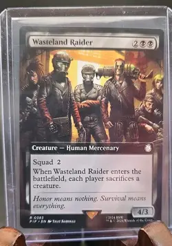 Wasteland Raider (Extended Art) Universes Beyond: Fallout MTG Regular Near Mint - Image 3