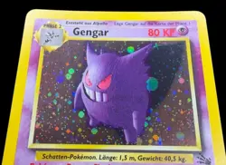 Pokemon GERMAN Gengar 2000 Fossil Holo 5/62 - NEAR MINT! - Image 2