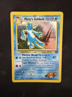 HOLO Misty's Golduck [Gym Challenge Set] 12/132 - Pokemon TCG (LP) - Image 1