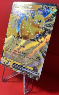 PIKACHU EX – 63/193 – Pokemon S&V Paldea Evolved - Double Rare NM-MT - Image 2