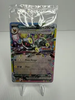 Pokemon Prismatic Evolutions Umbreon 060/131 Stamped Surprise Box Promo Sealed - Image 1