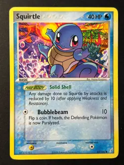 Squirtle 64/100 Ex Crystal Guardians Pokemon Card b LP - - Image 1