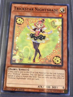 Yugioh! Trickstar Nightshade - FLOD-EN006 - Common - 1st Edition Near Mint, Engl - Image 1