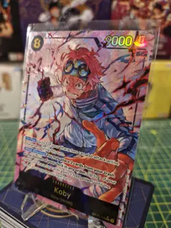 One Piece TCG Koby SEC Alt Art A Fist of Divine Speed OP11-119 English - Image 1