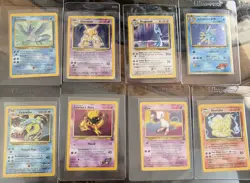 Pokemon Lot of 16 Cards Holos Promo Base set 2 Fossil E3 Pikachu Make an Offer - Image 1