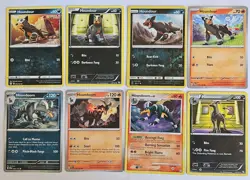 Houndour Houndoom Pokemon Cards Lot x8 TCG Dmg - NM - Image 1