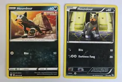 Houndour Houndoom Pokemon Cards Lot x8 TCG Dmg - NM - Image 2