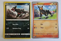 Houndour Houndoom Pokemon Cards Lot x8 TCG Dmg - NM - Image 5