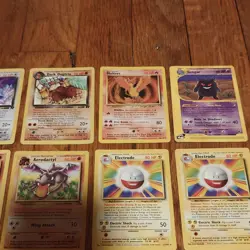 Pokemon 1999 Wizards Card Lot Fossil Base Rocket Holo 20 Cards - Image 5