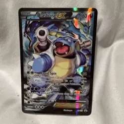 Blastoise EX Holo Full Art Promo XY122 Black Star Pokemon Card XY LP - Image 1