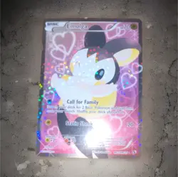 Pokemon Emolga Full Art Holo RC23/RC25 Legendary Treasures Card - Image 1