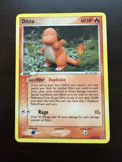 Pokemon TCG Ditto ( Charmander) Delta Species uncommon 37/113 2005 Card - Image 1