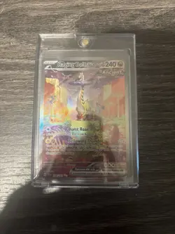 Pokemon TCG Raging Bolt EX Scarlet & Violet Temporal Forces Holo Card 208/162 - Image 1