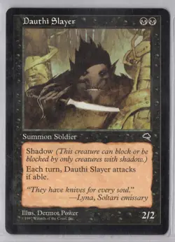 1x Dauthi Slayer - Tempest - Light Play - Image 1