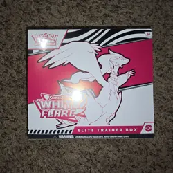 Pokemon Scarlet & Violet White Flare Elite Trainer Box Reshiram BRAND NEW SEALED - Image 1