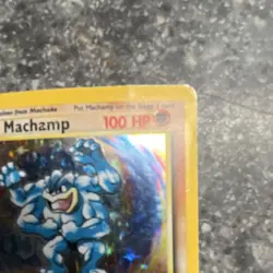 Pokemon Machamp Deck Excl Holo Rare 1st Edition 8/102. damaged read description - Image 3