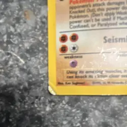 Pokemon Machamp Deck Excl Holo Rare 1st Edition 8/102. damaged read description - Image 5