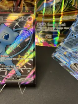 2024 POKEMON SV PALDEAN FATES - PAF EN #216/091 MEW EX SHINY ULTRA RARE - Image 4