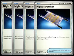 Pokemon TCG 4x Night Stretcher 061/064 Shrouded Fable Uncommon Playset - NM/LP - Image 1