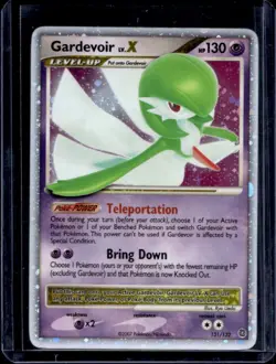 2007 Pokemon Diamond & Pearl Secret Wonders Gardevoir LV.X Holo #131/132 - Image 1