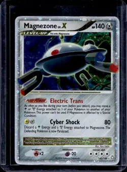 2008 Pokemon Diamond & Pearl Legends Awakened Magnezone LV.X Holo #142/146 - Image 1