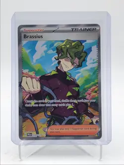 BRASSIUS 2025 POKEMON PRISMATIC EVOLUTIONS ULTRA RARE FA 135/131 Q5542 - Image 1