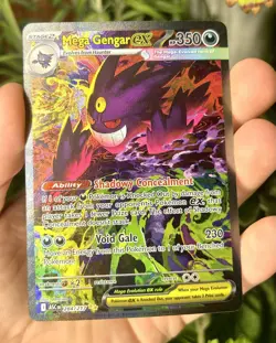 Pokemon TCG Mega Gengar Ex 284/217 Special Illustration Rare SIR Ascended Heroes - Image 1