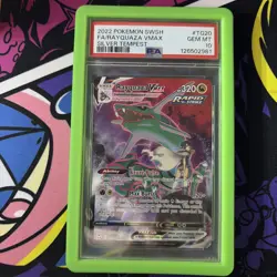 Rayquaza VMAX TG20/TG30 PSA 10 - 2022 Pokemon Silver Tempest with card bumper - Image 1